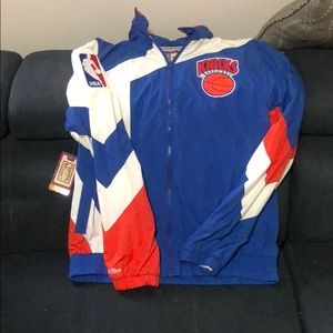Mitchell and ness vintage Knicks windbreaker